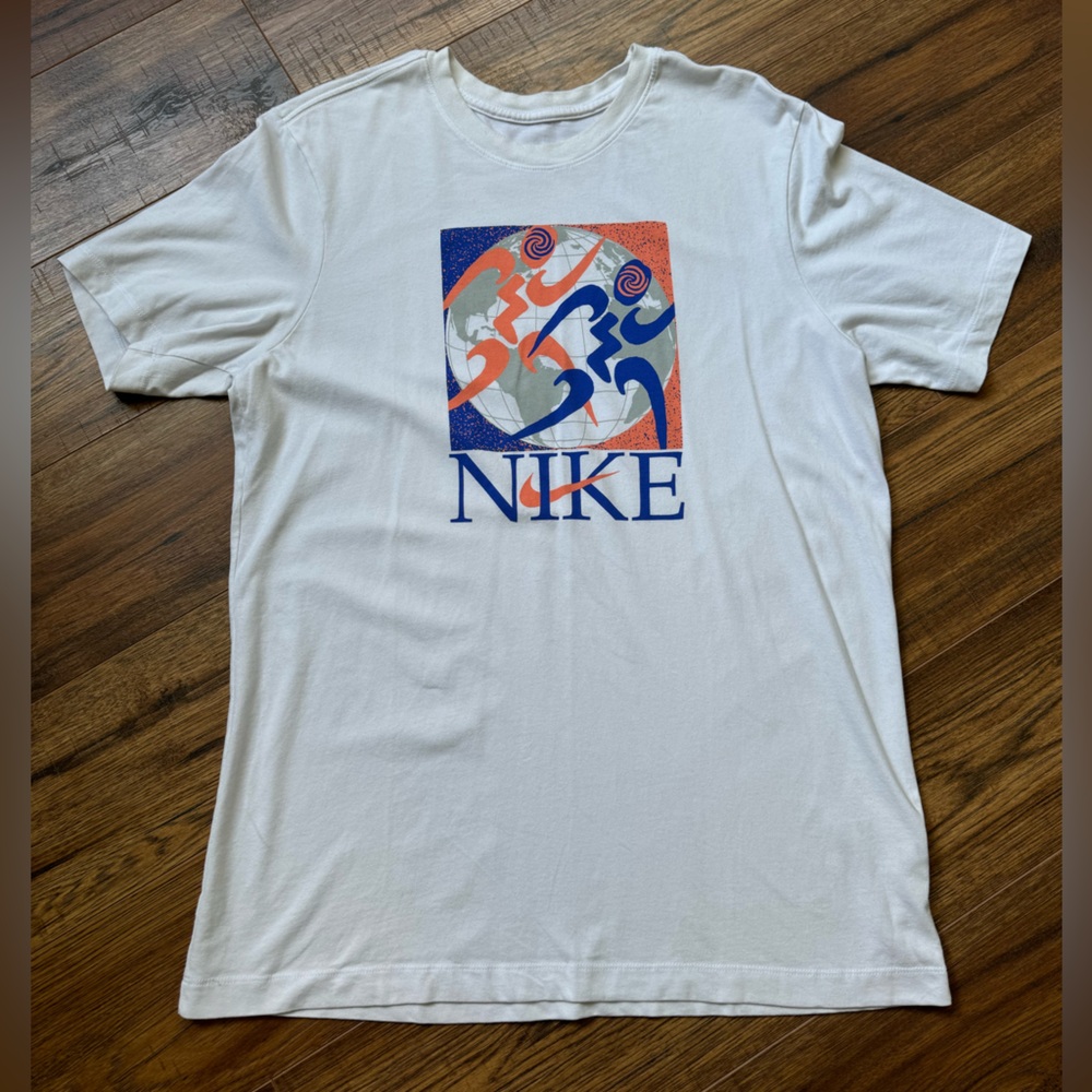 White Large Olympic Graphic The Nike Tee.